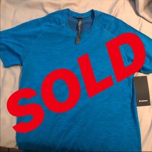Lululemon Sz L Metal Vent NWT Amalfi Blue/Poseidon